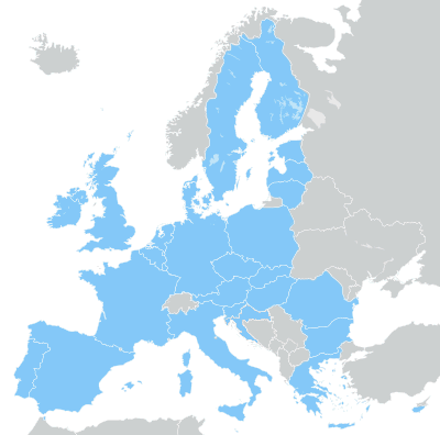 Carte - Map - Union européenne - 1957 - 2013