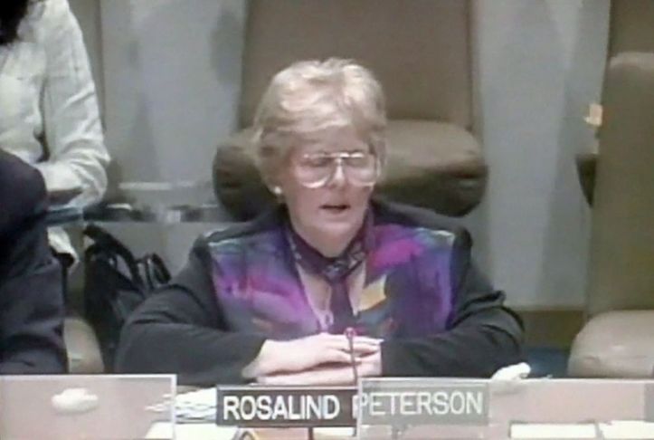 Rosalind Peterson - ONU - 2007