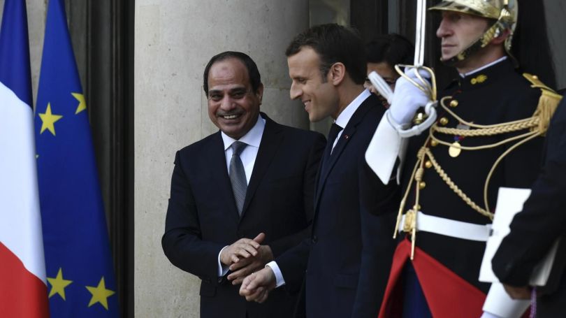 Macron et Sissi