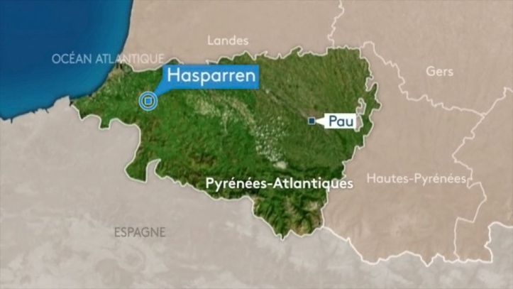 Hasparren - Map